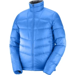 Anorak Plumas Transition Salomon Azul Hombre