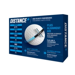 Bolas Golf TaylorMade Distance+ Docena Blanco -Activa Tienda bolas golf taylormade distance docena blanco 1