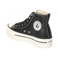 Botas Victoria Plataforma Piel Negro Mujer -Activa Tienda botas victoria plataforma piel negro mujer 4