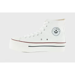 Botas Victoria Tribu Doble Botín Lona Blanco Mujer -Activa Tienda botas victoria tribu doble botin lona blanco mujer 2