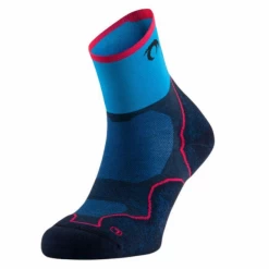 Calcetines Trail Running Lurbel Desafio Four Marino Fucsia