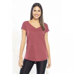 Camiseta Ditchill Reflection Granate Mujer