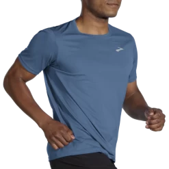 Camiseta M/c Running Brooks Atmosphere Azul Hombre -Activa Tienda camiseta mc running brooks atmosphere azul hombre 2