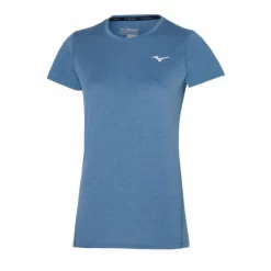 Camiseta Mizuno Impulse Core Tee Azul Mujer