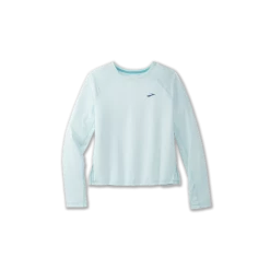 Camiseta Running Brooks Sprint Free Celeste Mujer