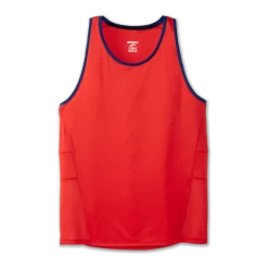 Camiseta Running Brooks Stealth Tank Rojo/azul Hombre