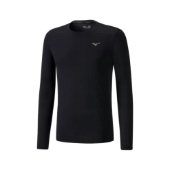 Camiseta Running Mizuno Impulse Core LS Negro Hombre