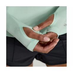 Camiseta Running Saucony Stopwatch Long Sleeve Verde Mujer -Activa Tienda camiseta running saucony stopwatch long sleeve verde mujer 2