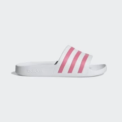 Chanclas Adidas Adilette Blanco Rosa