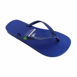 Chanclas Brasileras Classic Pearl Azul Marino Mujer