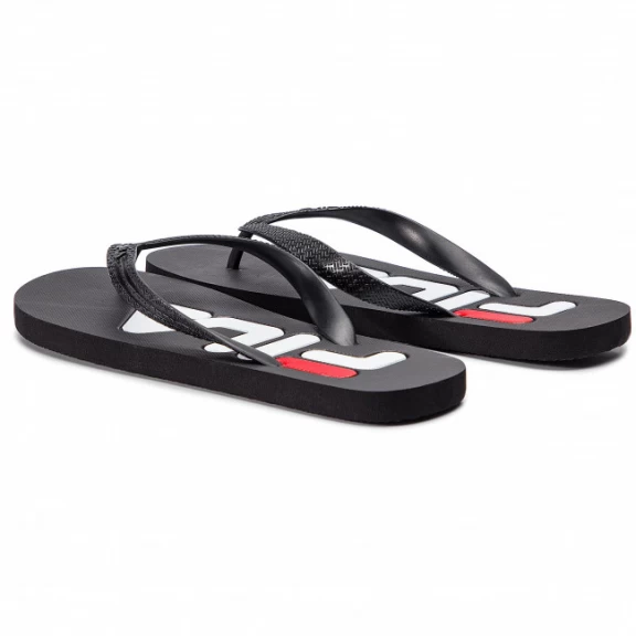 Chanclas Fila Troy Slipper Negro Blanco Hombre 4 Chanclas Fila Troy Slipper Negro Blanco Hombre - Imagen 2