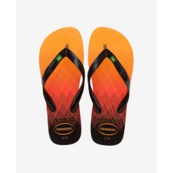 Chanclas Havaianas Brasil Fresh Naranja Negro Unisex
