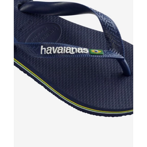 Chanclas Havaianas Brasil Logo Azul Marino Unisex 7 Chanclas Havaianas Brasil Logo Azul Marino Unisex - Imagen 5