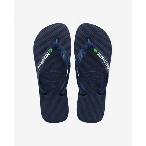 Chanclas Havaianas Brasil Logo Azul Marino Unisex 3 Chanclas Havaianas Brasil Logo Azul Marino Unisex