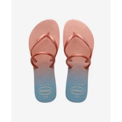 Chanclas Havaianas Flat Duo Iridescent Rosa Azul Mujer