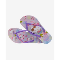 Chanclas Havaianas Slim Hello Kitty Lila Niños -Activa Tienda chanclas havaianas slim hello kitty lila ninos 3