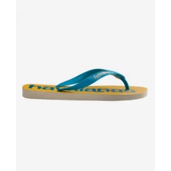 Chanclas Havaianas Top Logomania 2 Amarillo Azul Unisex -Activa Tienda chanclas havaianas top logomania 2 amarillo azul unisex 2