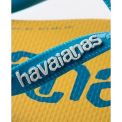 Chanclas Havaianas Top Logomania 2 Amarillo Azul Unisex -Activa Tienda chanclas havaianas top logomania 2 amarillo azul unisex 4