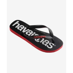 Chanclas Havaianas Top Logomania 2 Negro Rojo Unisex -Activa Tienda chanclas havaianas top logomania 2 negro rojo unisex 1