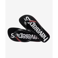 Chanclas Havaianas Top Logomania 2 Negro Rojo Unisex -Activa Tienda chanclas havaianas top logomania 2 negro rojo unisex 3