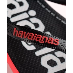 Chanclas Havaianas Top Logomania 2 Negro Rojo Unisex -Activa Tienda chanclas havaianas top logomania 2 negro rojo unisex 4