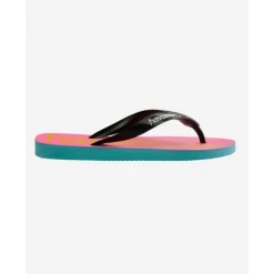Chanclas Havaianas Top Logomania 2 Rosa Negro Azul Mujer -Activa Tienda chanclas havaianas top logomania 2 rosa negro azul mujer 2