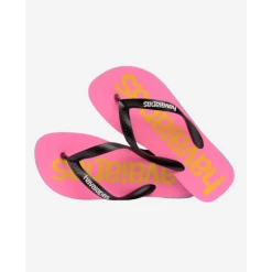 Chanclas Havaianas Top Logomania 2 Rosa Negro Azul Mujer -Activa Tienda chanclas havaianas top logomania 2 rosa negro azul mujer 3