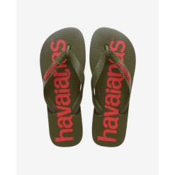 Chanclas Havaianas Top Logomania 2 Verde Rojo Unisex