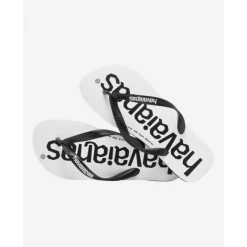 Chanclas Havaianas Top Logomania Blanco Negro Unisex 10 Chanclas Havaianas Top Logomania Blanco Negro Unisex -Activa Tienda chanclas havaianas top logomania blanco negro unisex 3