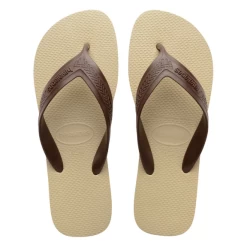Chanclas Havaianas Top Max Beige Marrón Hombre
