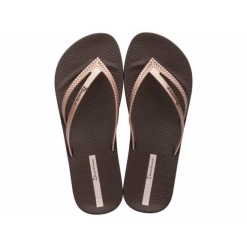 Chanclas Ipanema Bossa Soft V Marrón Rosa Mujer -Activa Tienda chanclas ipanema bossa soft v marron rosa mujer 1