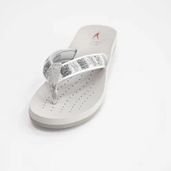 Chanclas Stefany Sen Comino Plata Mujer