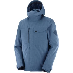 Chaqueta Esqui Powderstash Salomon Azul Hombre