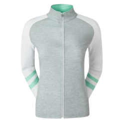 Chaqueta Footjoy Full Zip Raglan Gris Mujer