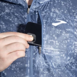 Cortavientos Brooks All Altitude Azul Print Hombre -Activa Tienda cortavientos brooks all altitude azul print hombre 3