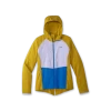 Cortavientos Running Brooks Canopy Jacket Ocre Azul Mujer -Activa Tienda cortavientos running brooks canopy jacket ocre azul mujer