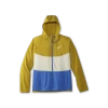 Cortavientos Running Brooks Canopy Jacket Ocre Blanco -Activa Tienda cortavientos running brooks canopy jacket ocre blanco
