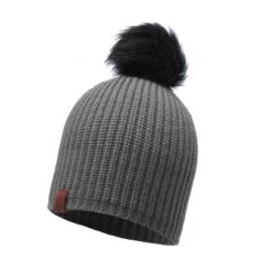 Gorro De Lana Buff Adalwolf Gris Mujer