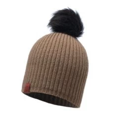 Gorro De Lana Buff Adalwolf Marron Mujer