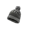 Gorro Lana Con Pom Pom +8000 2215 Gris Negro Unisex -Activa Tienda gorro lana con pom pom 8000 2215 gris negro unisex