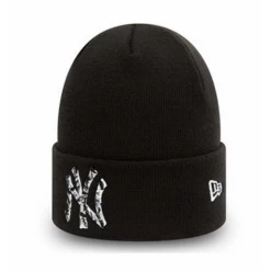 Gorro Lana New Era Camo Infill Cuff Yankees Negro