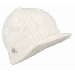 Gorro Starling Billy Punto Visera Blanco Mujer