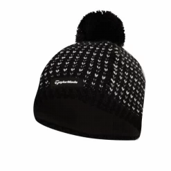 Gorro Taylormade TM19 Bobble Beanie Mujer Negro