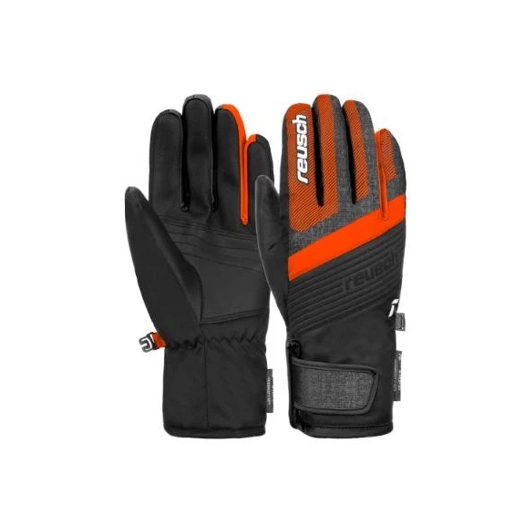 Guantes Esquí Reusch Duke Negro Naranja Junior 5 Guantes Esquí Reusch Duke Negro Naranja Junior - Imagen 3