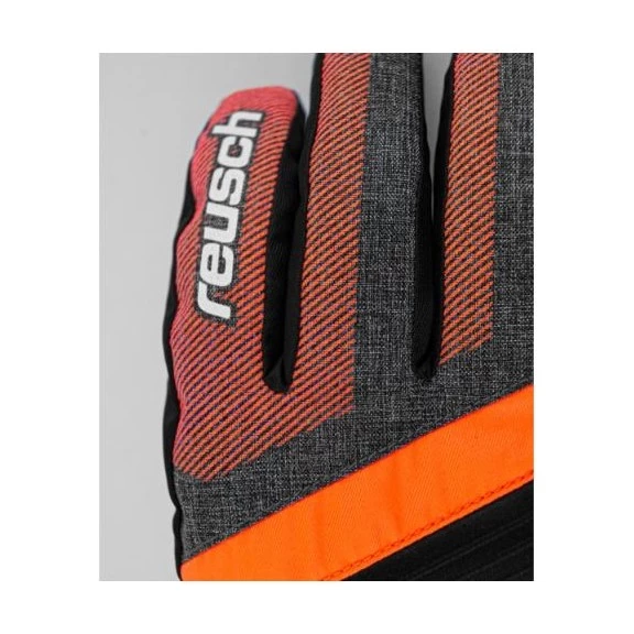 Guantes Esquí Reusch Duke Negro Naranja Junior 6 Guantes Esquí Reusch Duke Negro Naranja Junior - Imagen 4