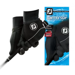 Guantes Golf Footjoy Wintersoft 2pk Negro Hombre