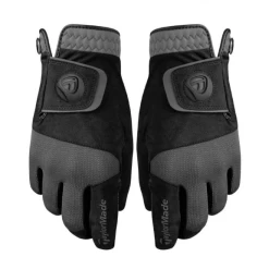 Guantes Golf TaylorMade Rain Control Diestro Par Negro/gris
