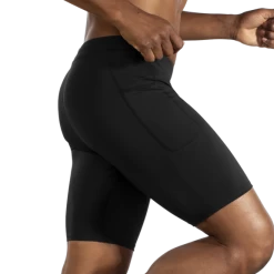 Malla Corta Running Brooks Source 9" Negro Hombre -Activa Tienda malla corta running brooks source 9 negro hombre 2