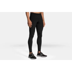 Malla Larga Running Brooks Source Tight Negro Hombre