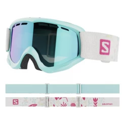 Mascara Esquí Salomon Juke Race Celeste Junior